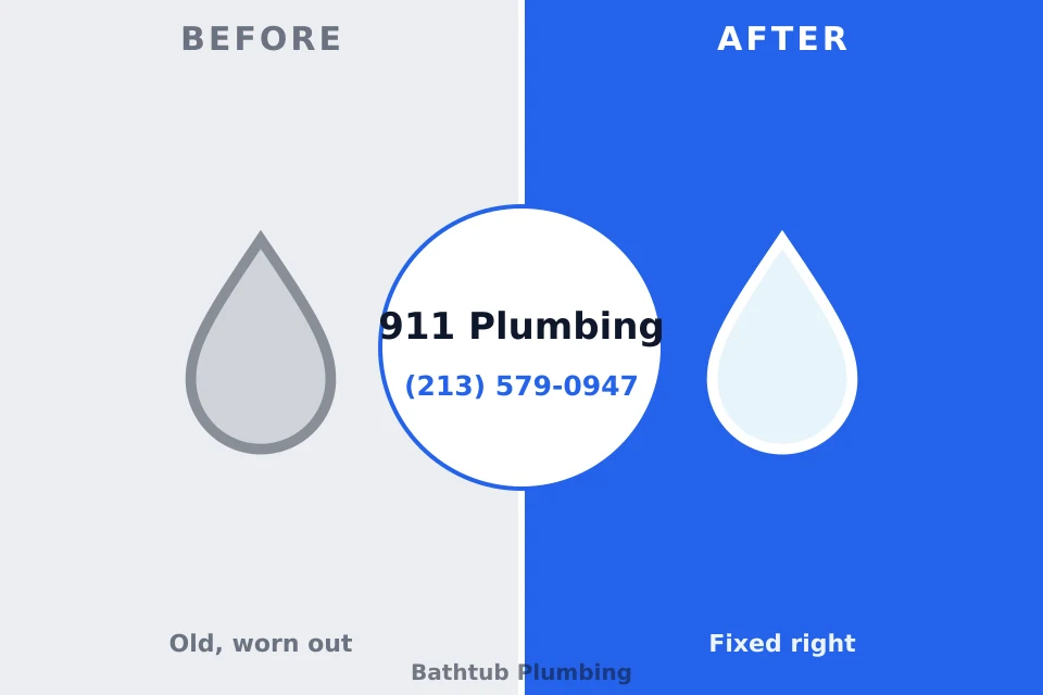 Before and after: plumbing repair Snow Hill, MD
